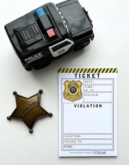 Police Ticket Violation Playtime Pad®