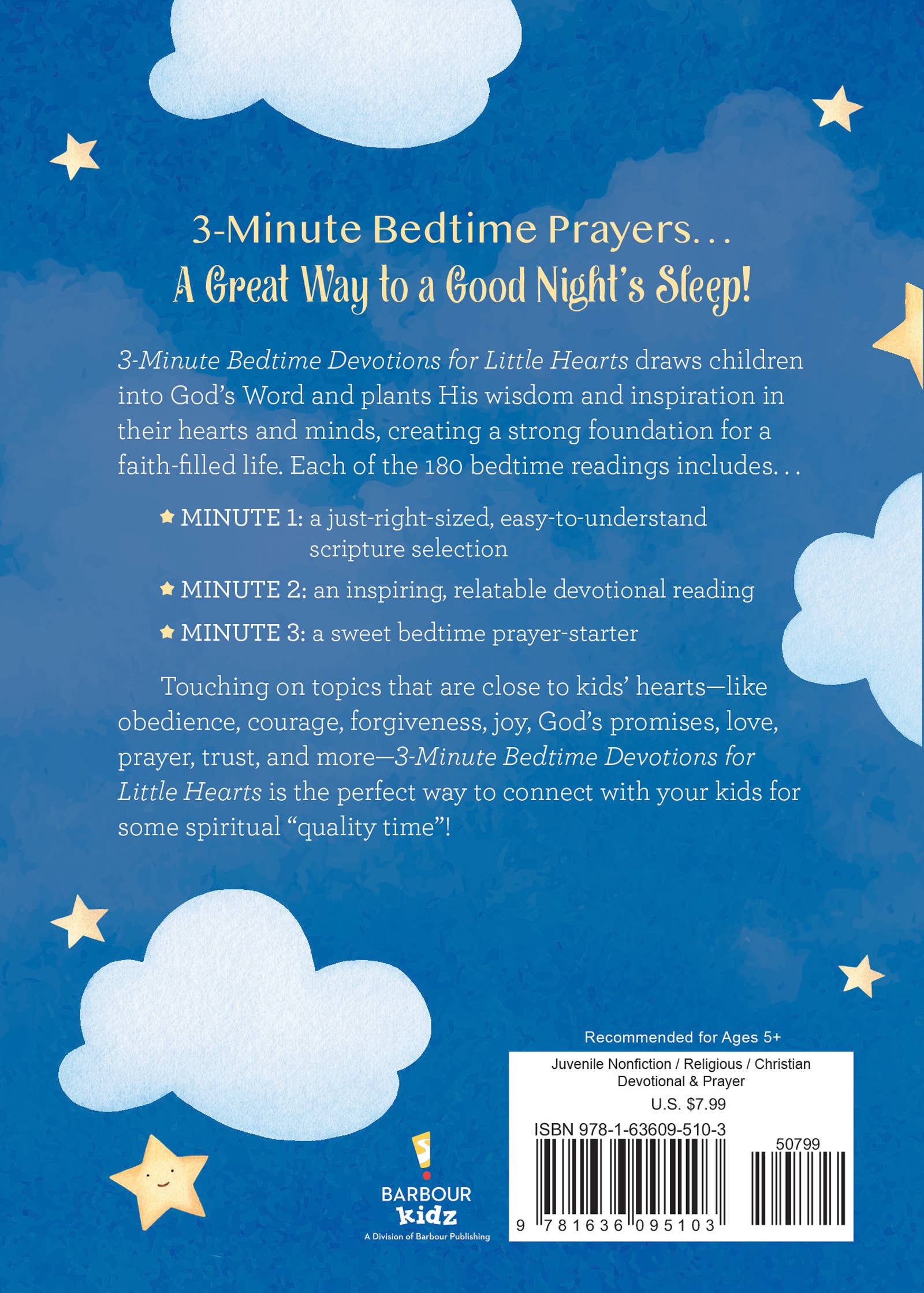 3-Minute Bedtime Devotions for Little Hearts - Persnickety Shop