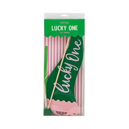 SPD1216 - Lucky One Felt Pennant - Persnickety Shop