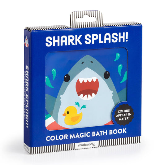 Shark Splash! Color Magic Bath Book - Persnickety Shop