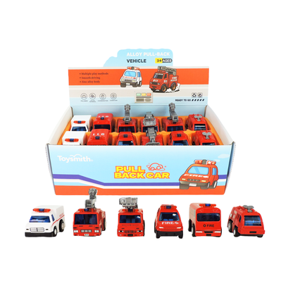 Rollin’ Medium Diecast Pull-Back Rescue Vehicle