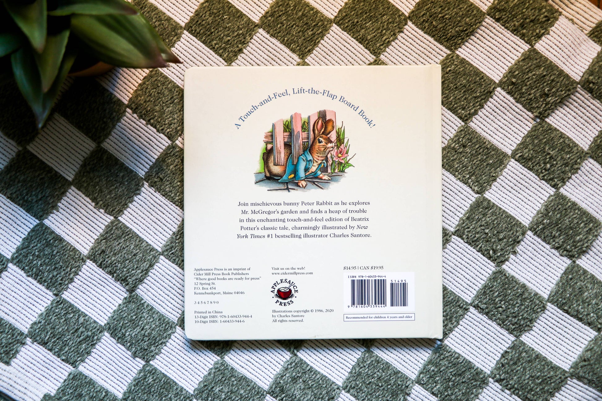 The Classic Tale of Peter Rabbit Touch and Feel Board Book - Persnickety Shop