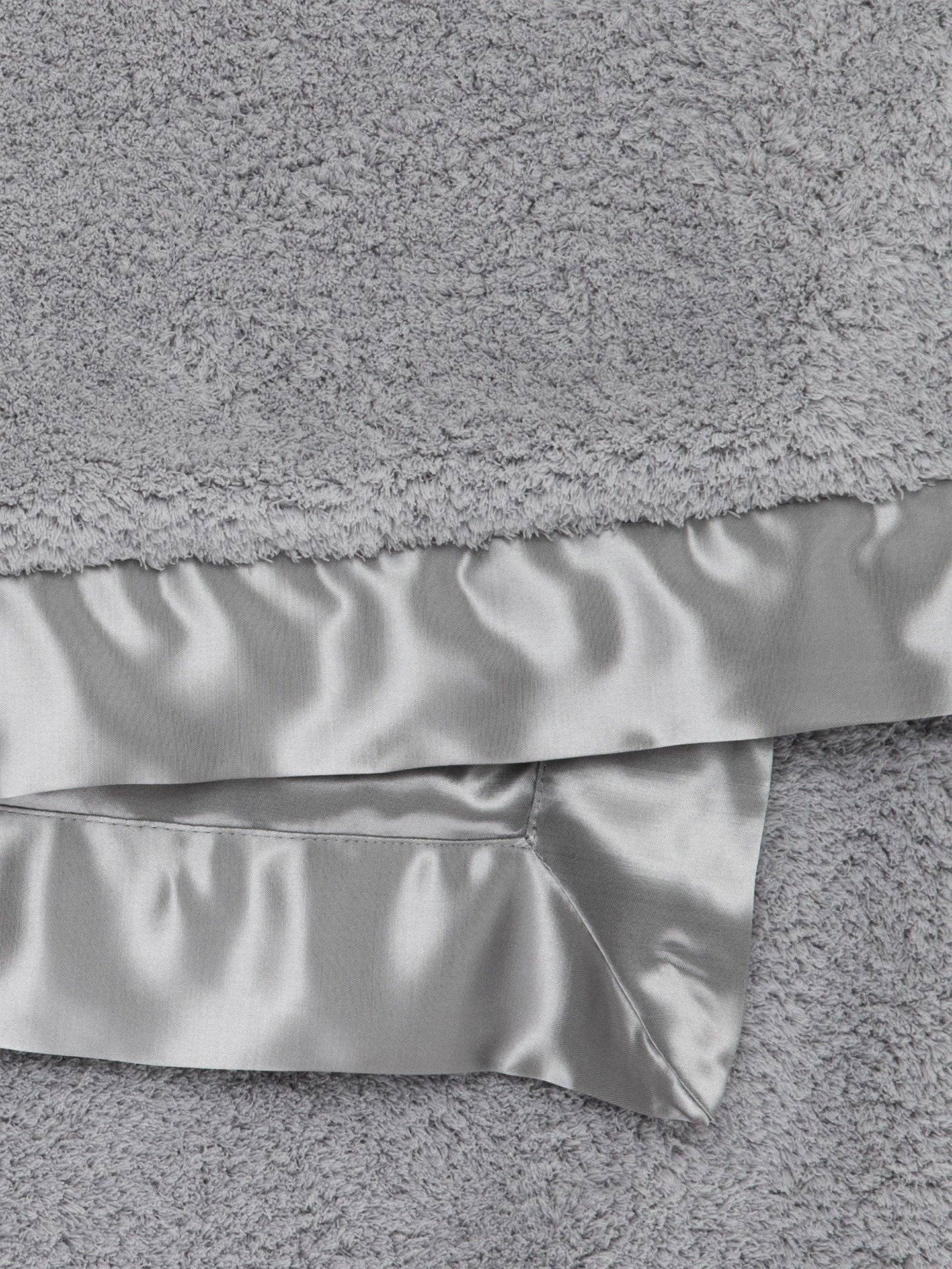 Chenille Satin™ Baby Blanket: Pink