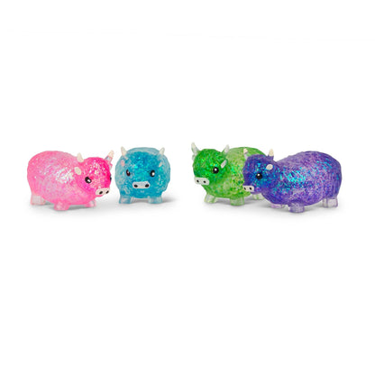Scrunchems Sugar Highland Cow Squishy Fidget Toy (1pc) Color Ships Assorted