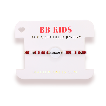South Carolina Logo Flip Bracelet on Color (Kids Size)