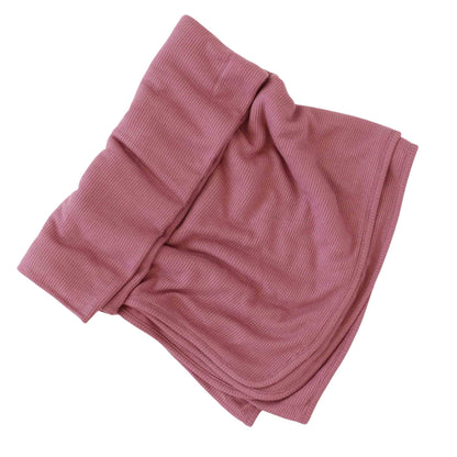 Boysenberry Bamboo Waffle Oversized Swaddle Blanket - Persnickety Shop