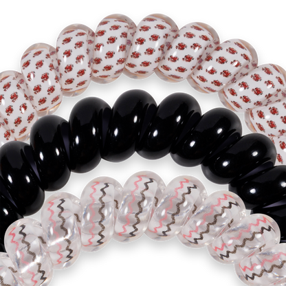Spiral Hair Coils | Large | Go Cocks! Hair Ties