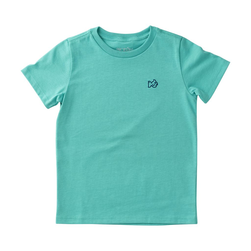 PRE ORDER PRODOH Kid's Kids' Short Sleeve Cotton T-shirt in Marine Green - Persnickety Shop