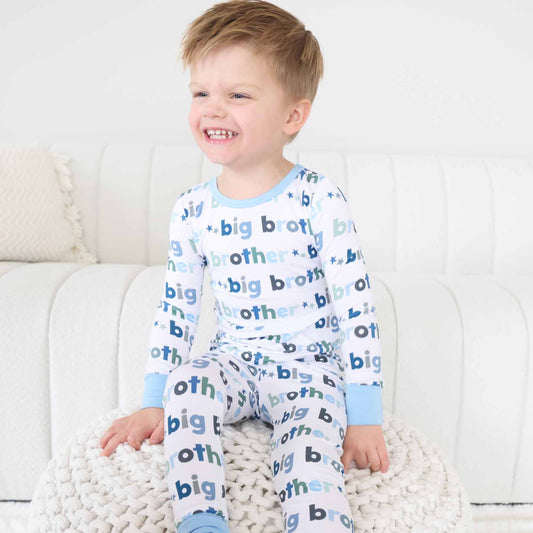 Big Brother Two Piece Pajama Set: 12-18 months - Persnickety Shop