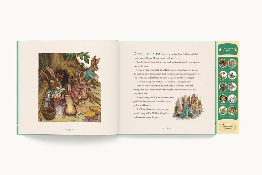 The Classic Tale of Peter Rabbit : A Press and Play Storyboo - Persnickety Shop