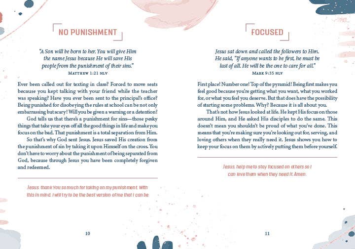 3 Minutes with Jesus: 180 Devotions for Teen Girls - Persnickety Shop