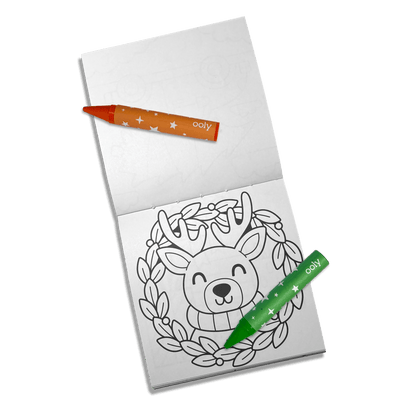Ooly Carry-Along Coloring Book Set - Frosty Fun