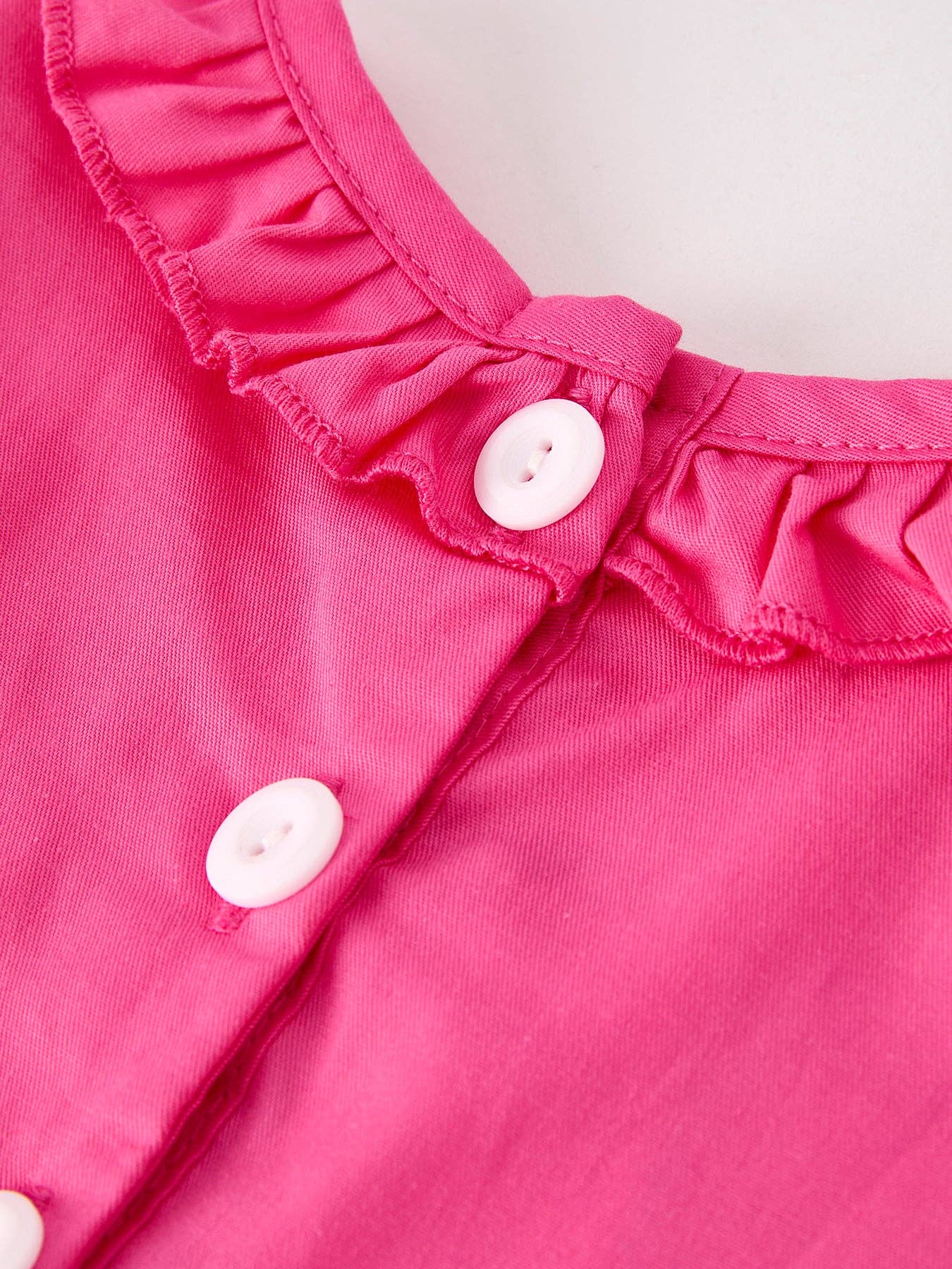 Pink Smocked Church Christ Bishop Christening Bow Baby Girl Romper: 3M - Persnickety Shop