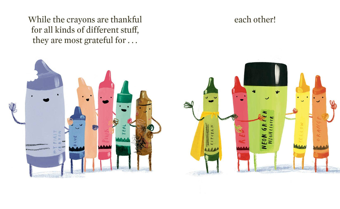 The Crayons Give Thanks - Persnickety Shop