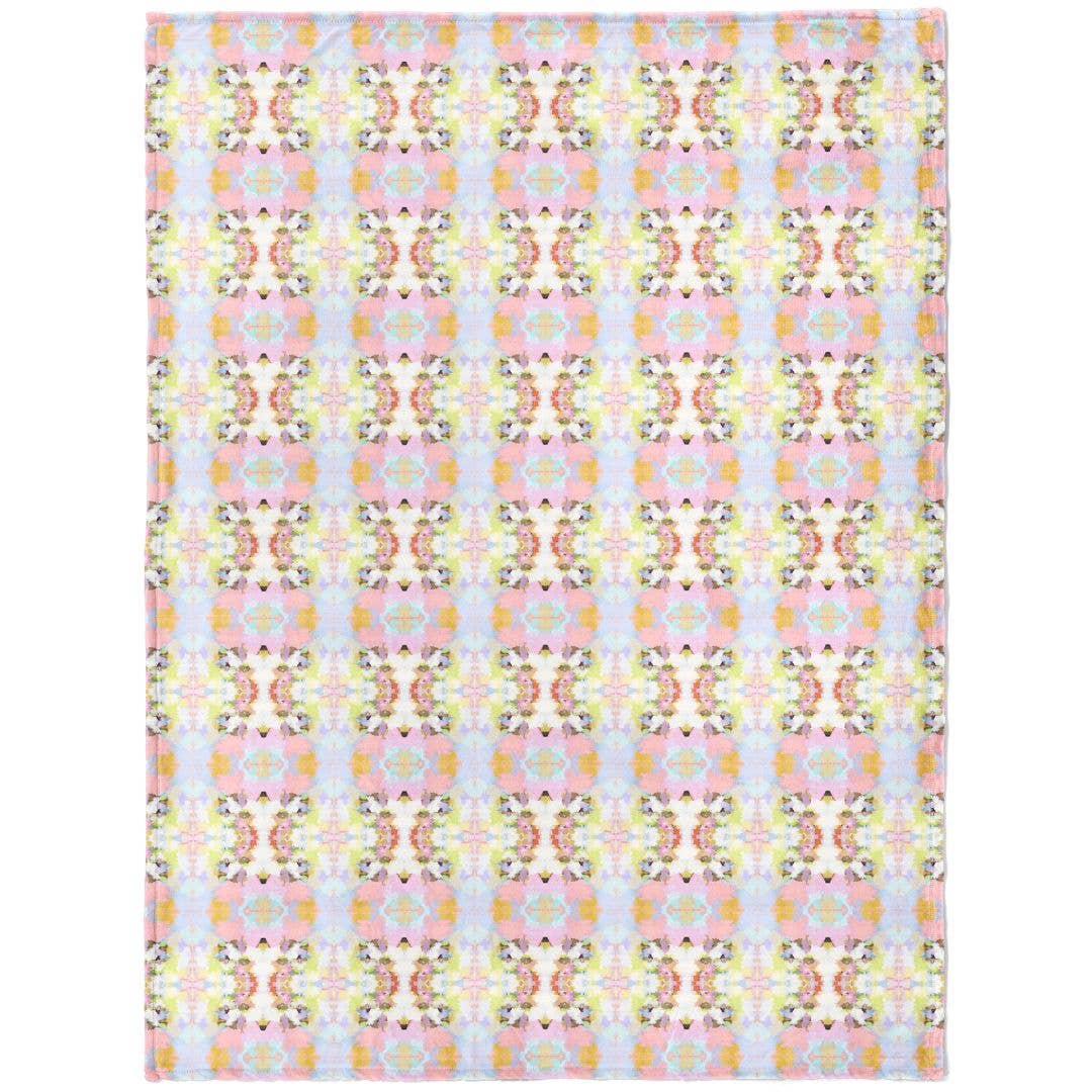 Laura Park Brooks Avenue Pink Fleece Blanket: One Size