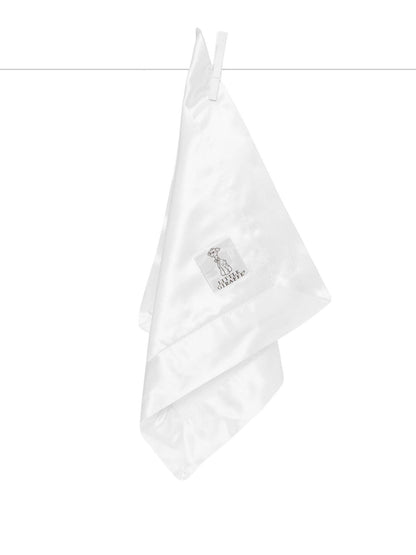 Chenille Satin™ Blanky: White