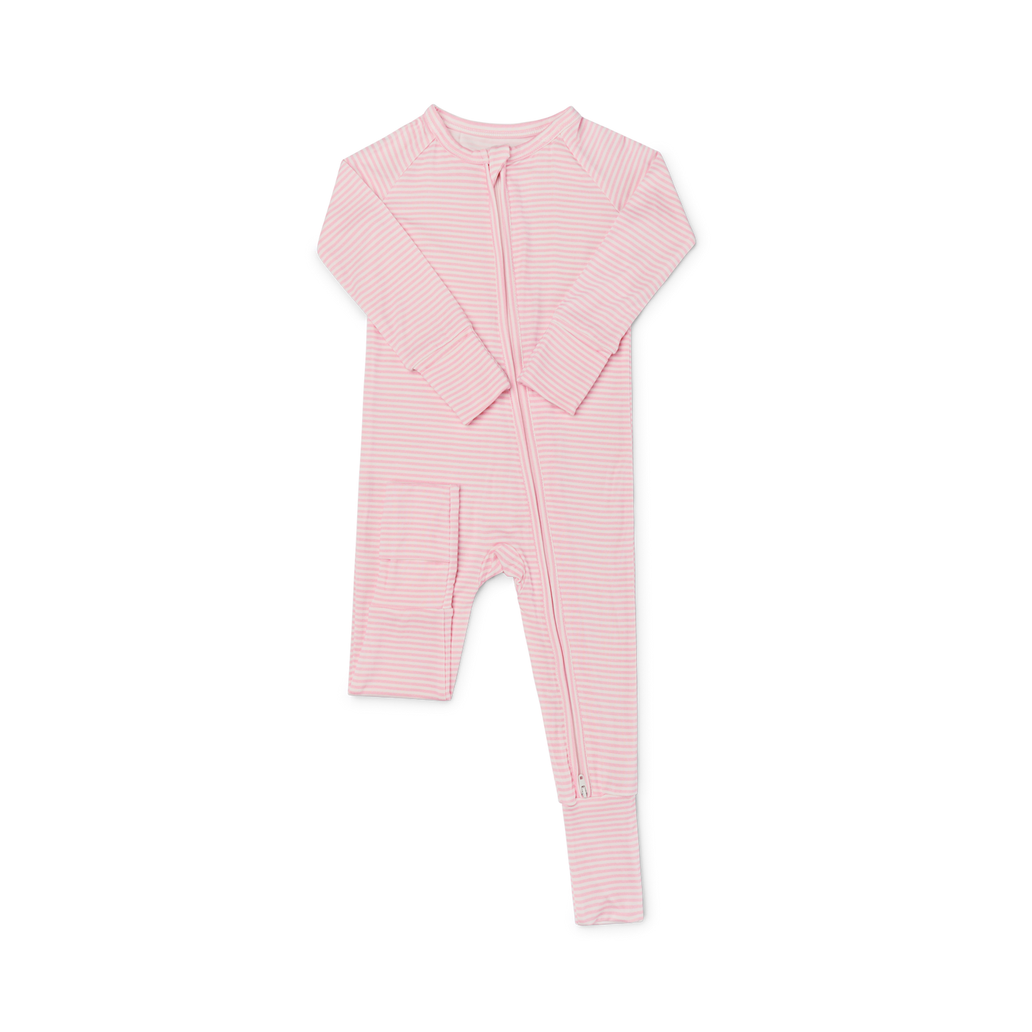 Peony Stripe Bamboo Sleeper: 3-6M - Persnickety Shop