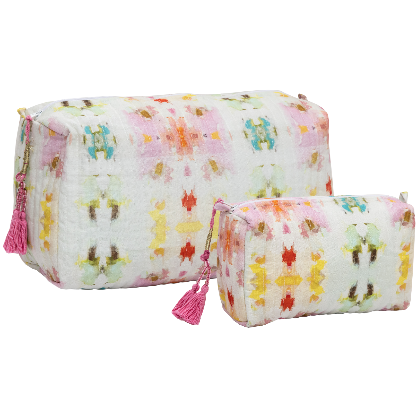 Giverny Small Cosmetic Bag: Small (7"x2.5"x4")