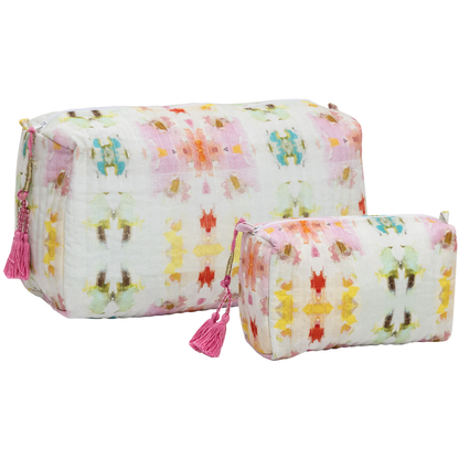 Laura Park Giverny Large Cosmetic Bag: Large (10.5"x4.5"x5.7")