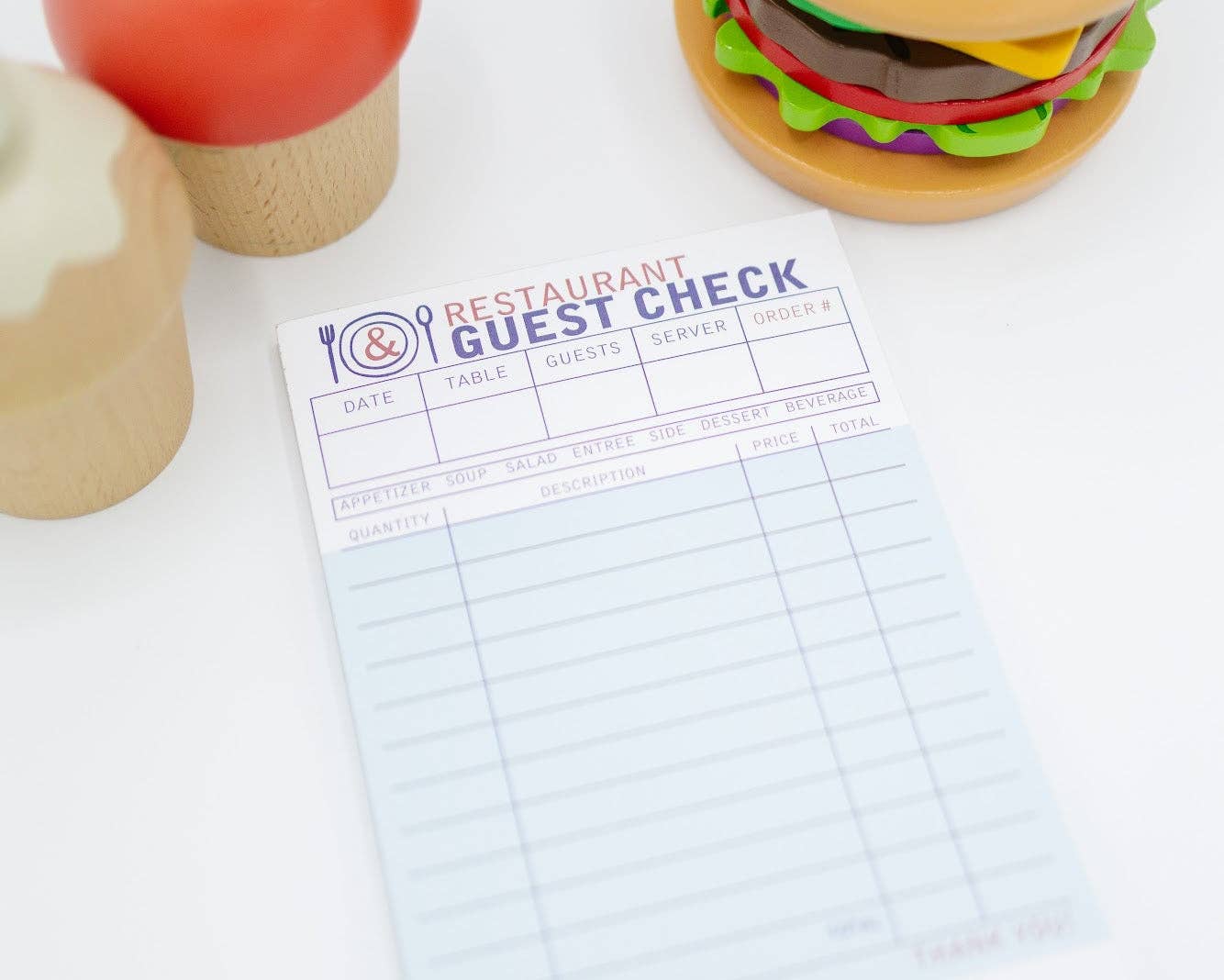 Restaurant Guest Check Playtime Pad®