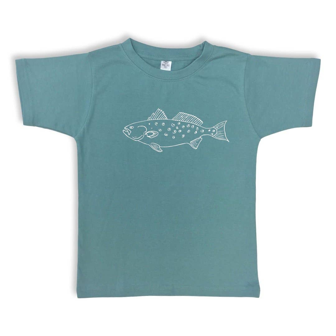 Speckled Trout Short Sleeve Tee: Steel Blue *PRE ORDER*