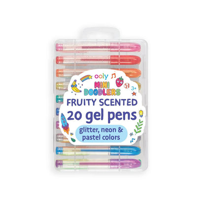 Ooly Mini Doodlers Fruity Scented Gel Pens - Set of 20