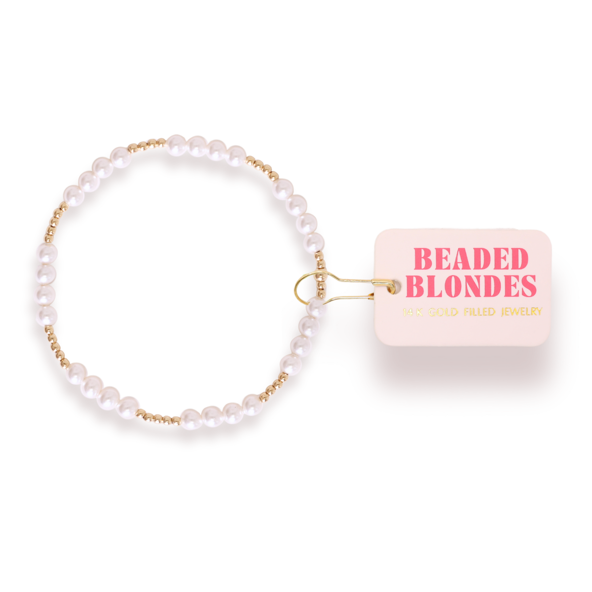 Scottie Pearl Bracelet in Gold: Standard 6.75 Inch