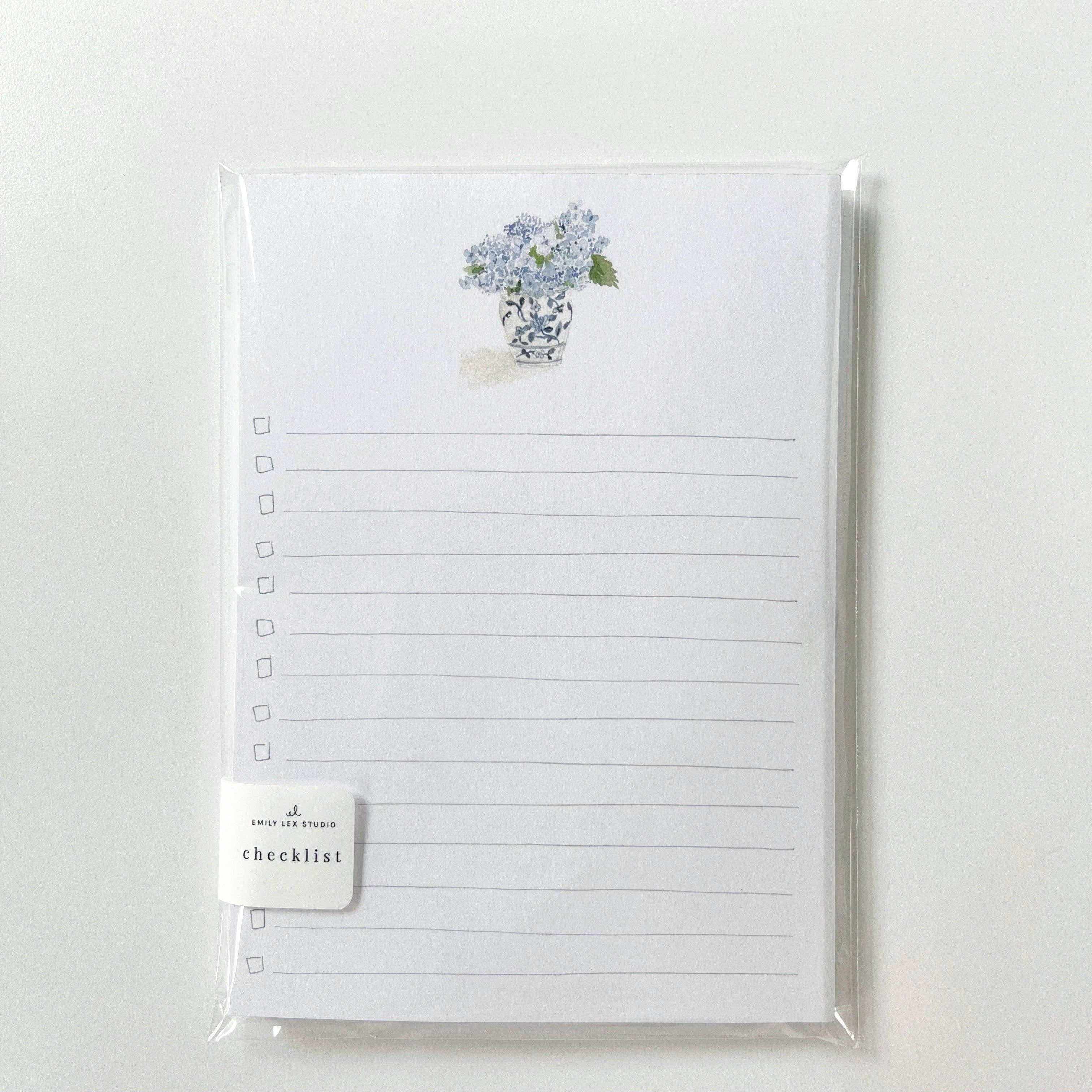 Checklist notepad: Bluebird - Persnickety Shop