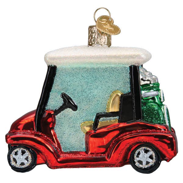 Golf Cart Ornament: 46108 / 12_11.2_6_14_S / 3.5 X 4 X 2.75 - Persnickety Shop