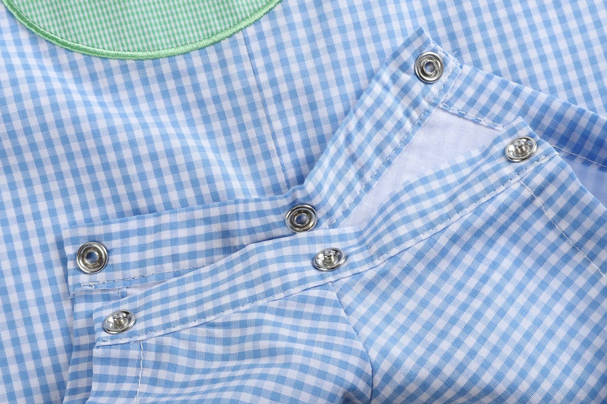 Blue Gingham Golf Hole Shortall Jon Jon