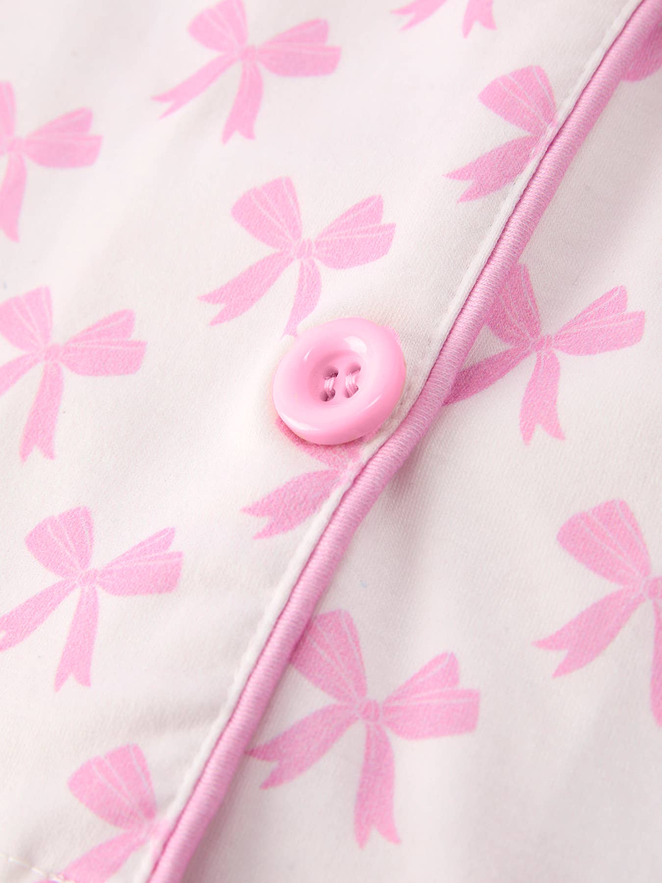 Mommy & Me Pink Bow Print Ruffle Pajama Set: 5 / KIDS - Persnickety Shop