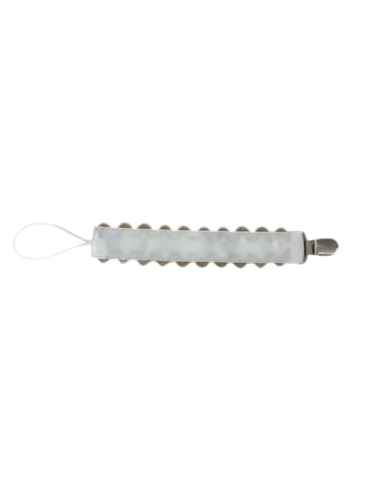 Paci Clip - Hampton James White with Khaki