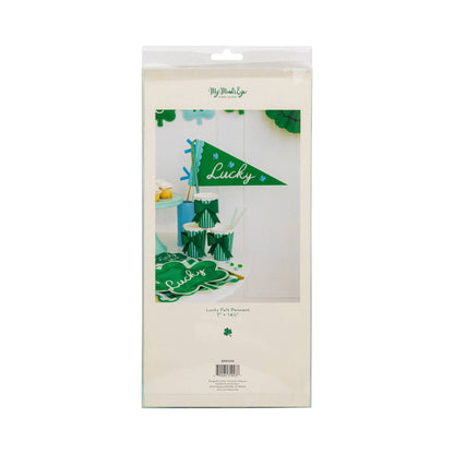 SPD1215 - Lucky Felt Pennant - Persnickety Shop