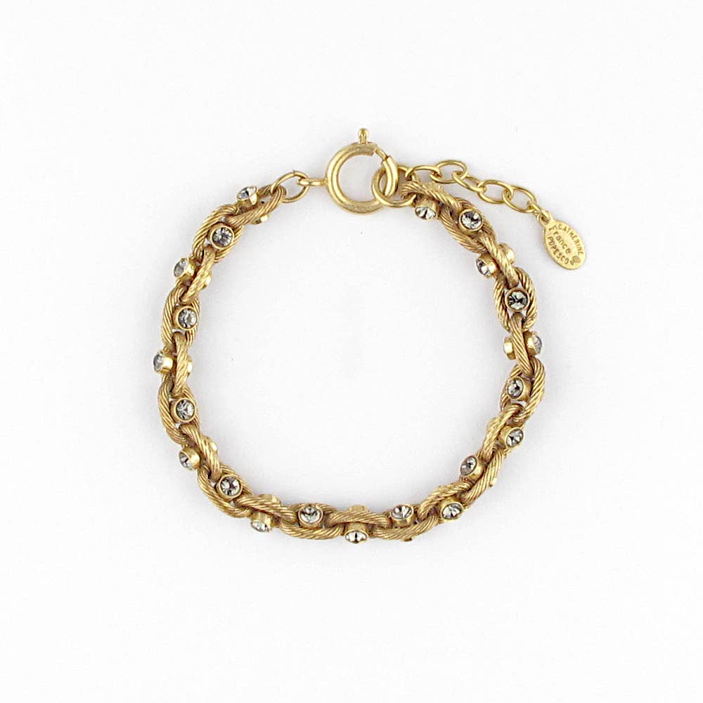 Skyler Bracelet: Crystal - Persnickety Shop