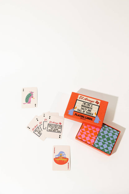 Two-Deck Set Playing Cards - Happy Hour - Persnickety Shop