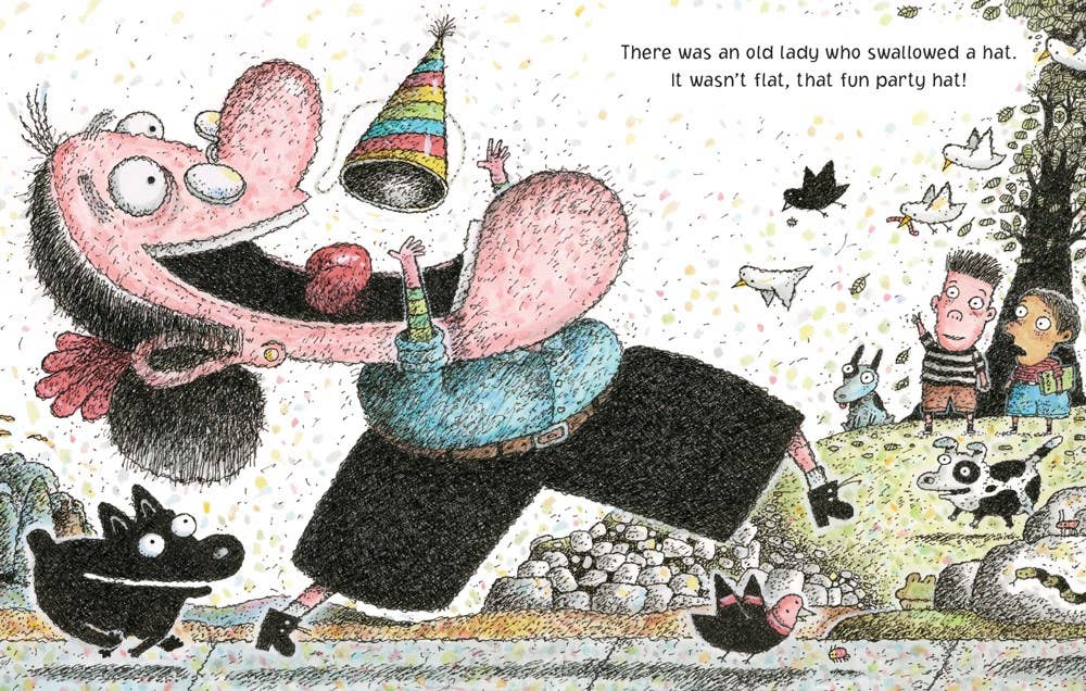 There Was An Old Lady Who Swallowed A Birthday Cake! - Persnickety Shop