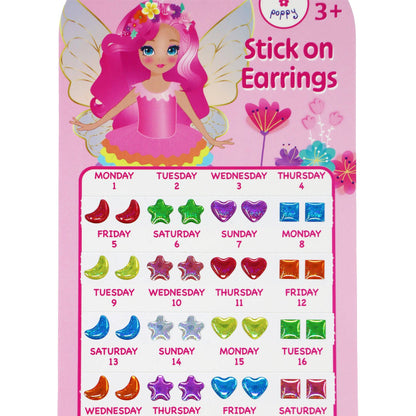 30 Pairs Fairy Magic Stick On Earrings | Pack of 12