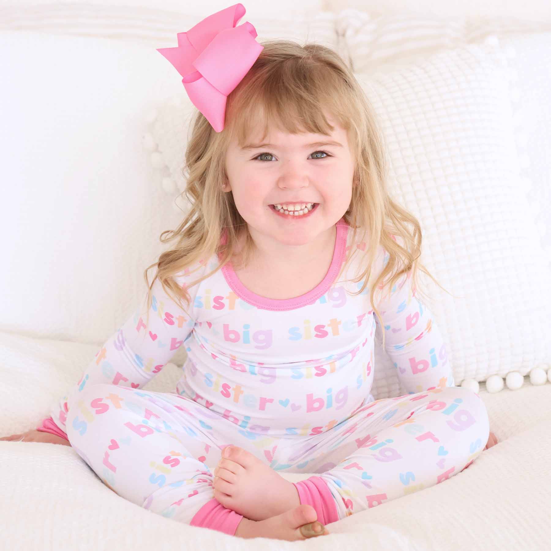 Big Sister Two Piece Pajama Set: 4T - Persnickety Shop