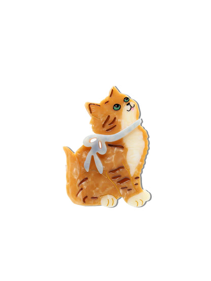 Hand-painted Kyoto Kitten Claw Hair Clip | Eco-Friendly