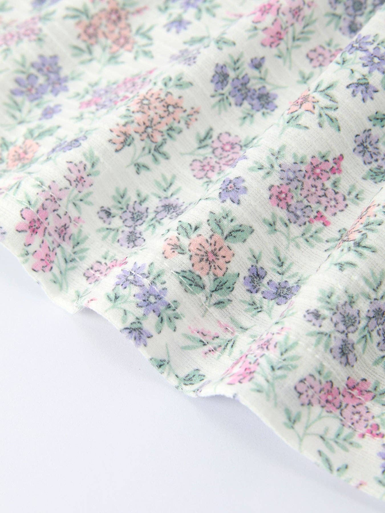 Purple Floral Smocked Embroidery Baby Girls Bloomers Set: 3M - Persnickety Shop