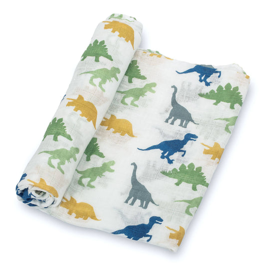 Rawr-Some Baby Muslin Cotton Blanket - Persnickety Shop