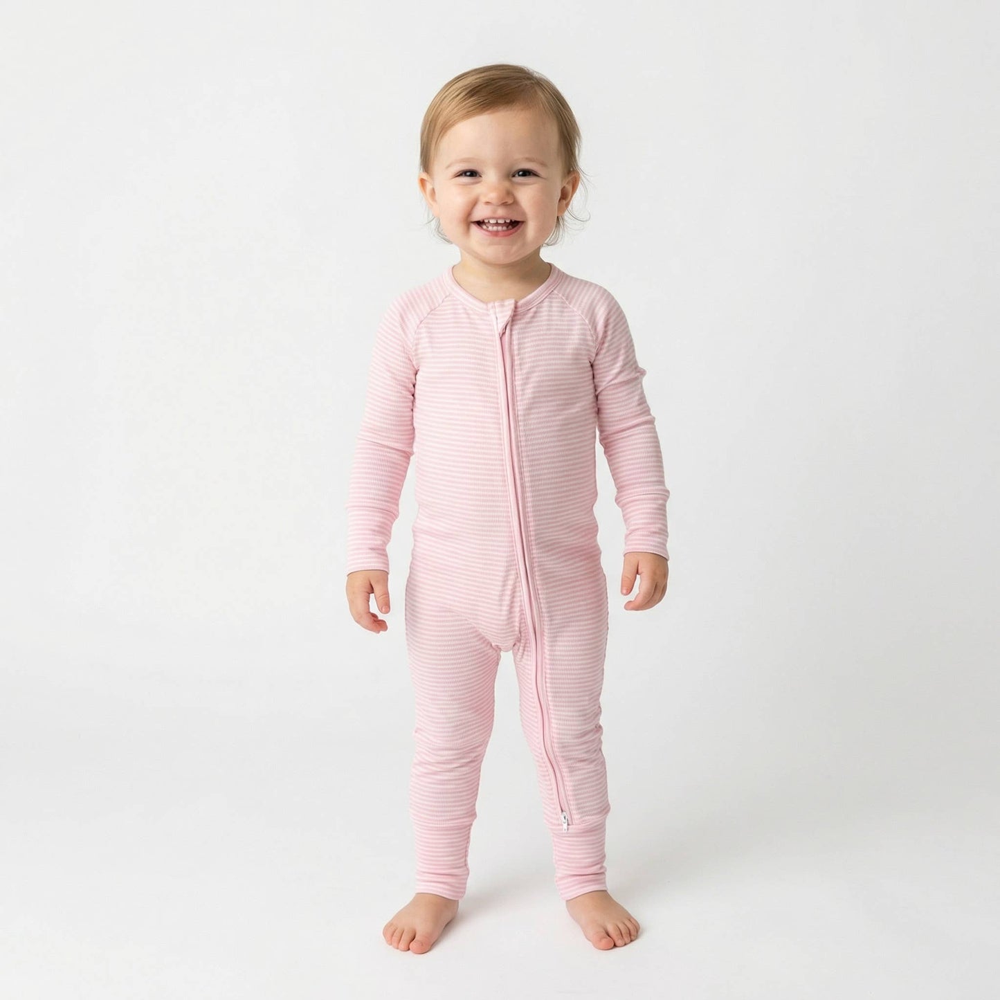 Peony Stripe Bamboo Sleeper
