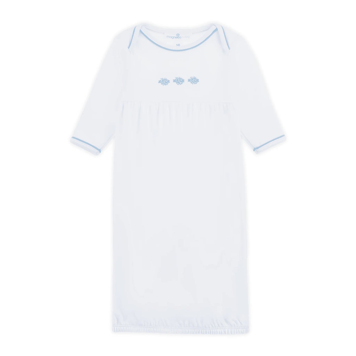 Magnolia Baby Dreamy Hydrangeas Gathered Gown