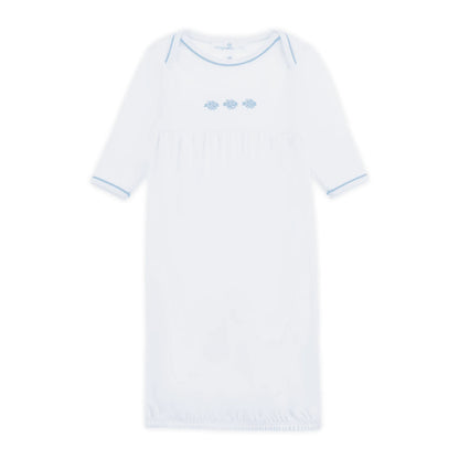 Magnolia Baby Dreamy Hydrangeas Gathered Gown