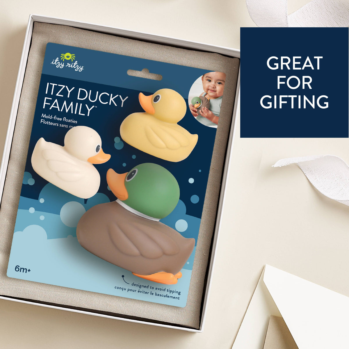 Itzy Ducky Family™ - Bath + Water Table Toys: Duck