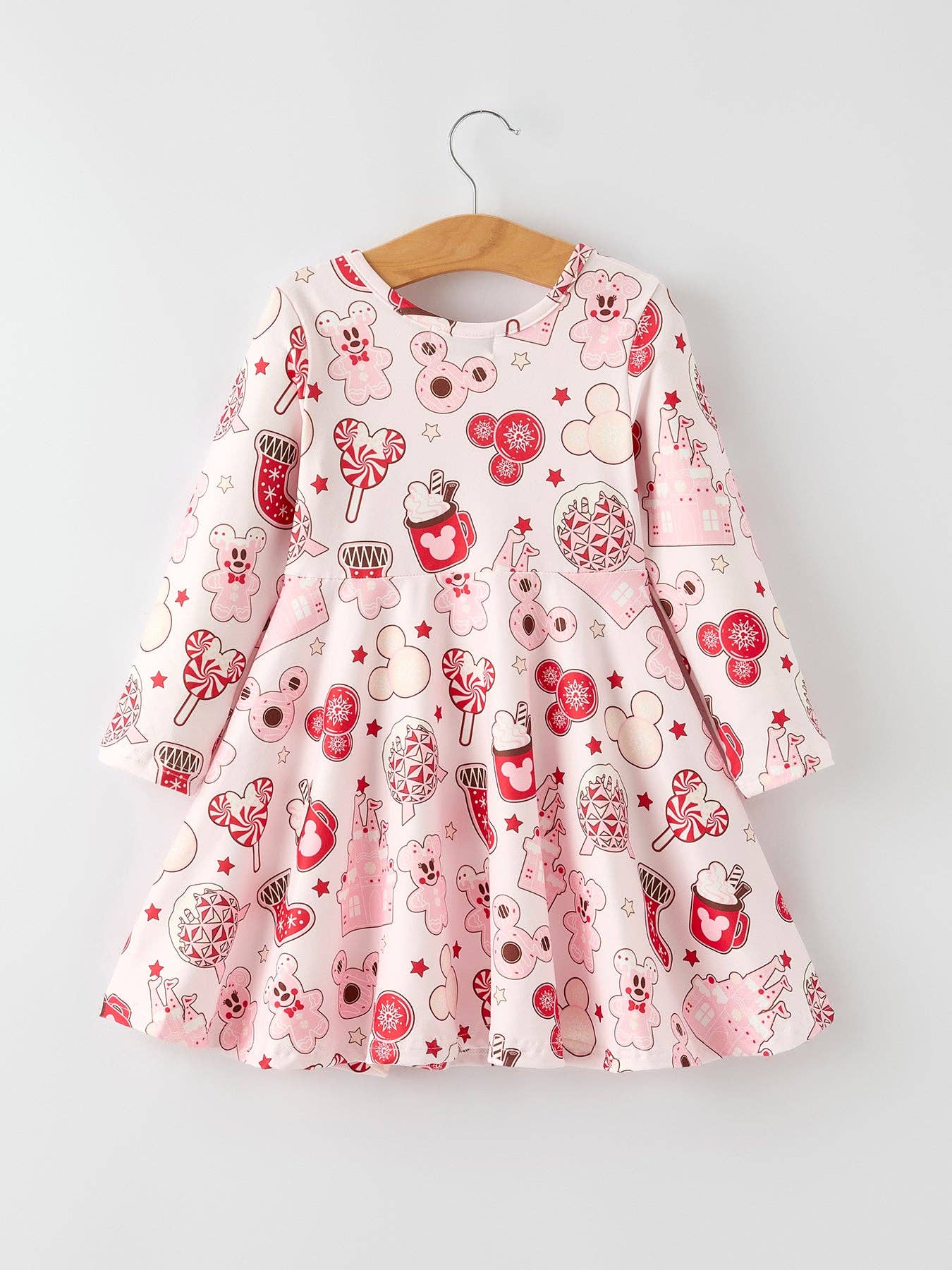 Christmas Sweet Holiday Cheer: Gingerbread and Candy Dress for Toddlers Girls: 2 - Persnickety Shop