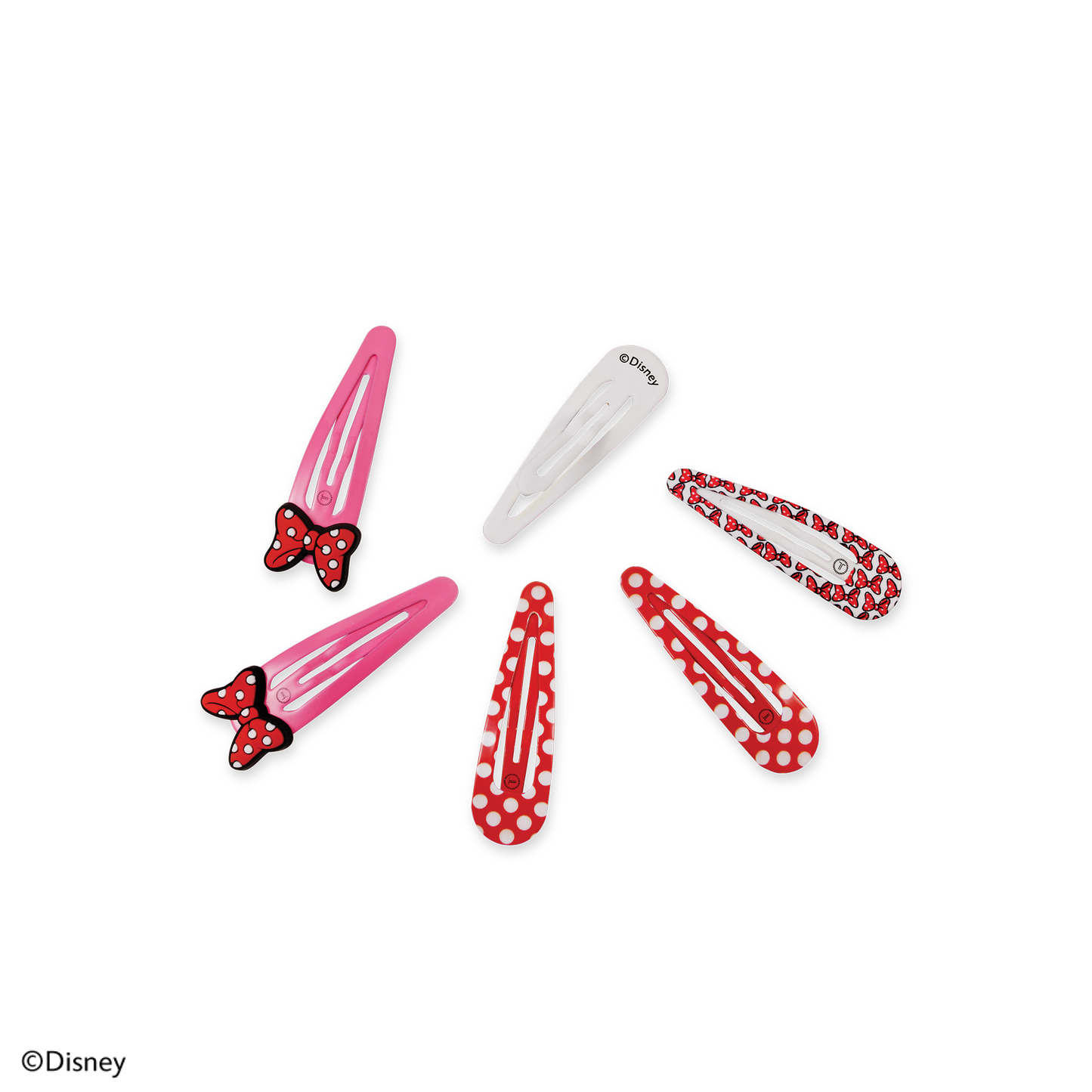 Minnie Mouse Snap Clip (6ct)