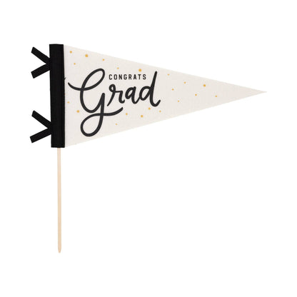 PLHB123 - Congrats Grad Felt Pennant Banner - Persnickety Shop