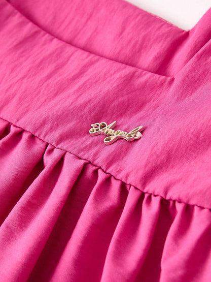 Summer Girls Rose Red Ruffle Dress: 10/12 - Persnickety Shop