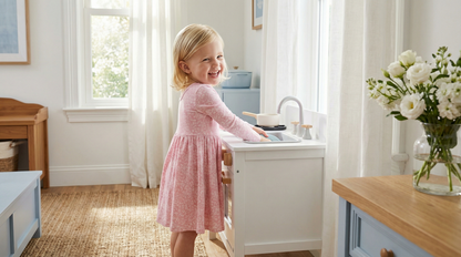Petite Fleur Bamboo Twirl Dress